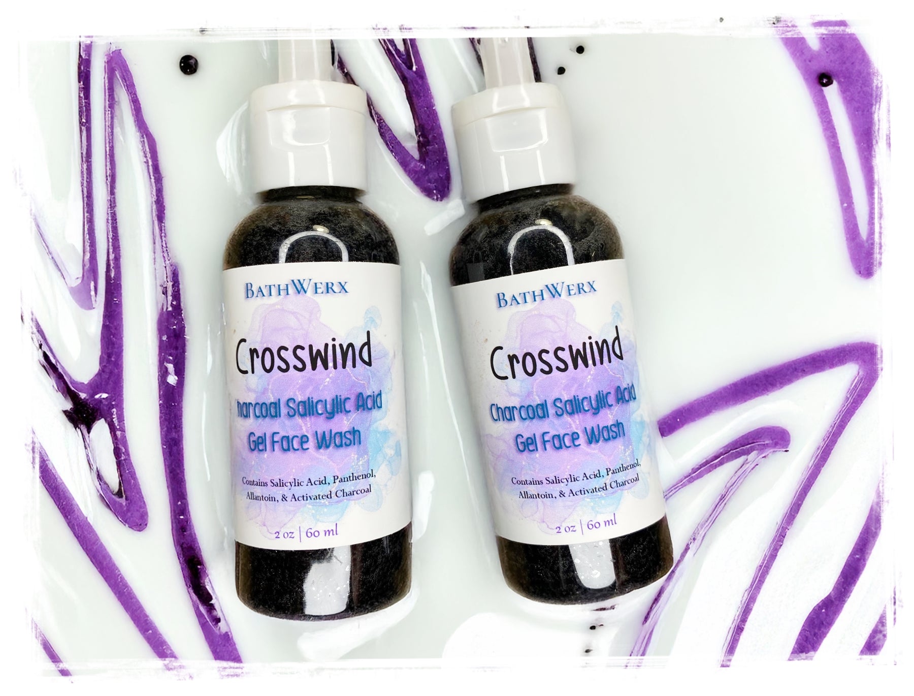 Crosswind - Luxurious Charcoal Infused Salicylic Acid Gel Face Wash