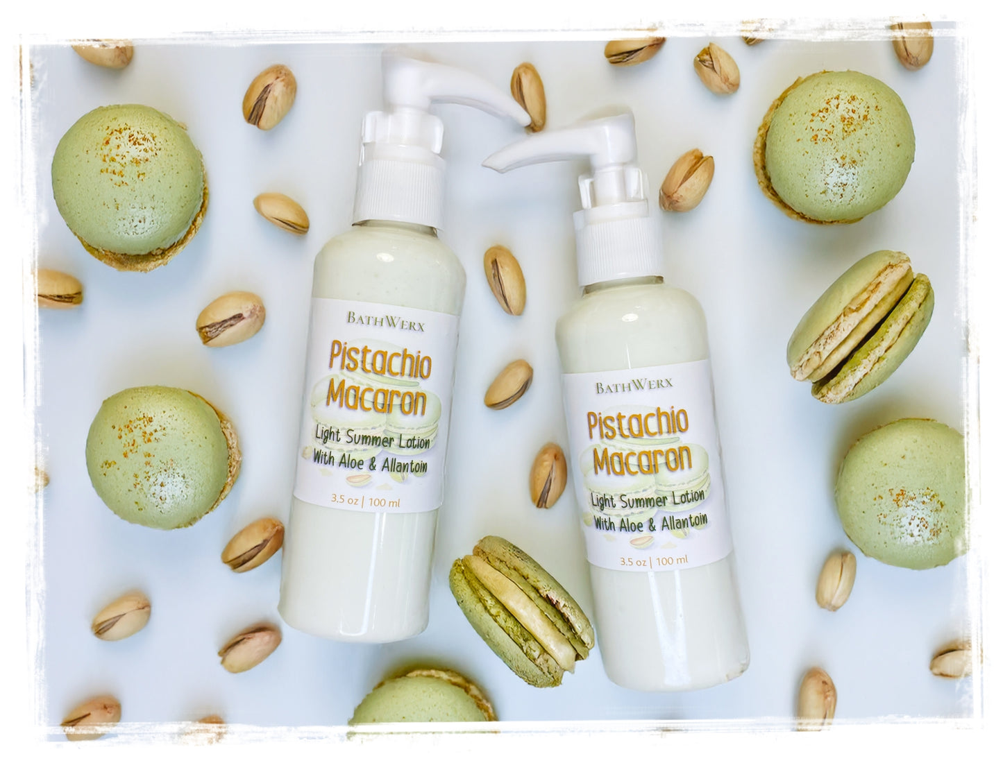 Pistachio Macaron Summer Light Lotion with Aloe & Allantoin