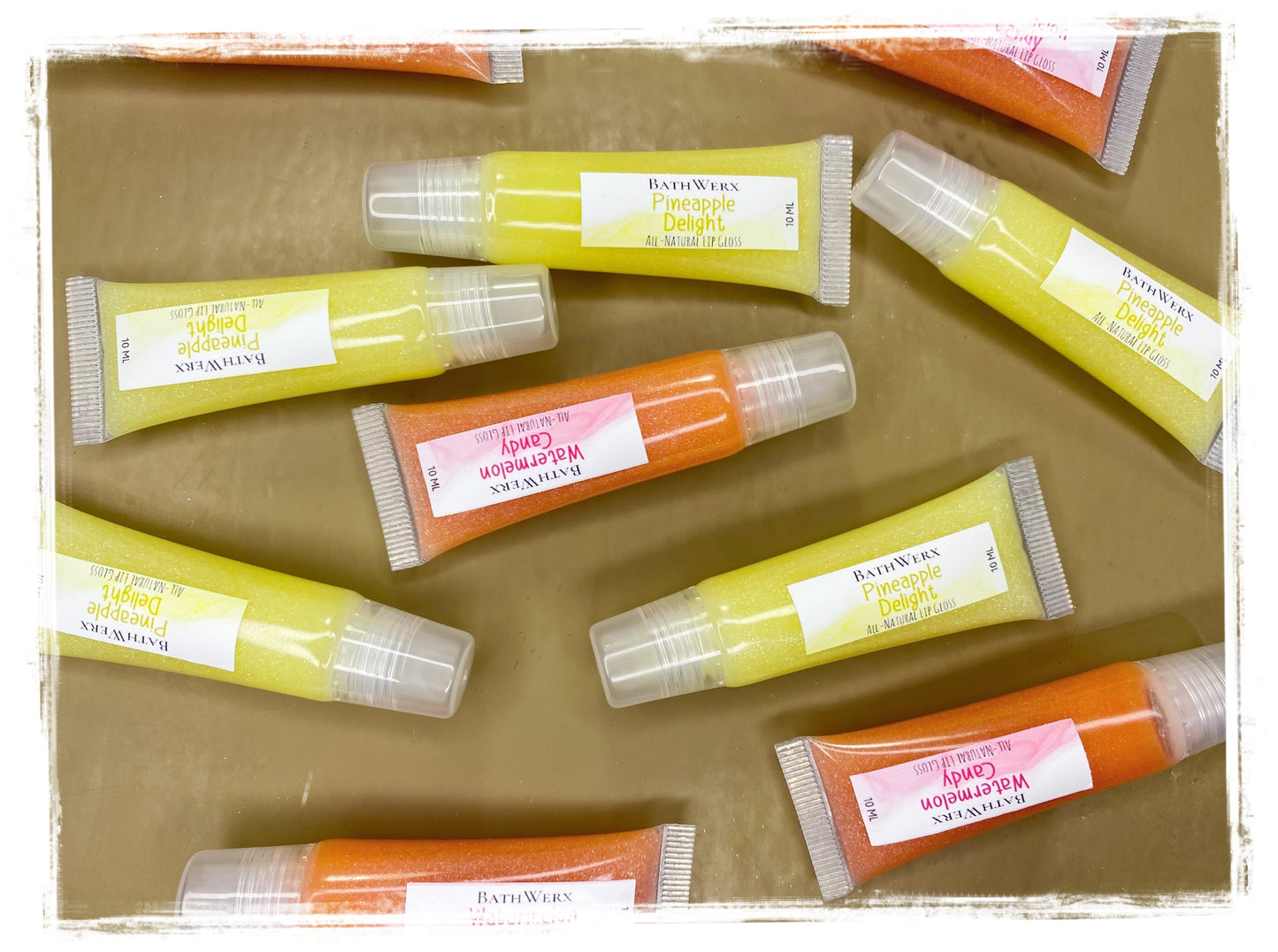 All-Natural Shimmer Lip Gloss Summer Collection