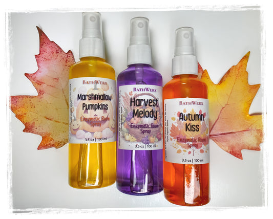 Fall Scented Enzymatic Room Sprays