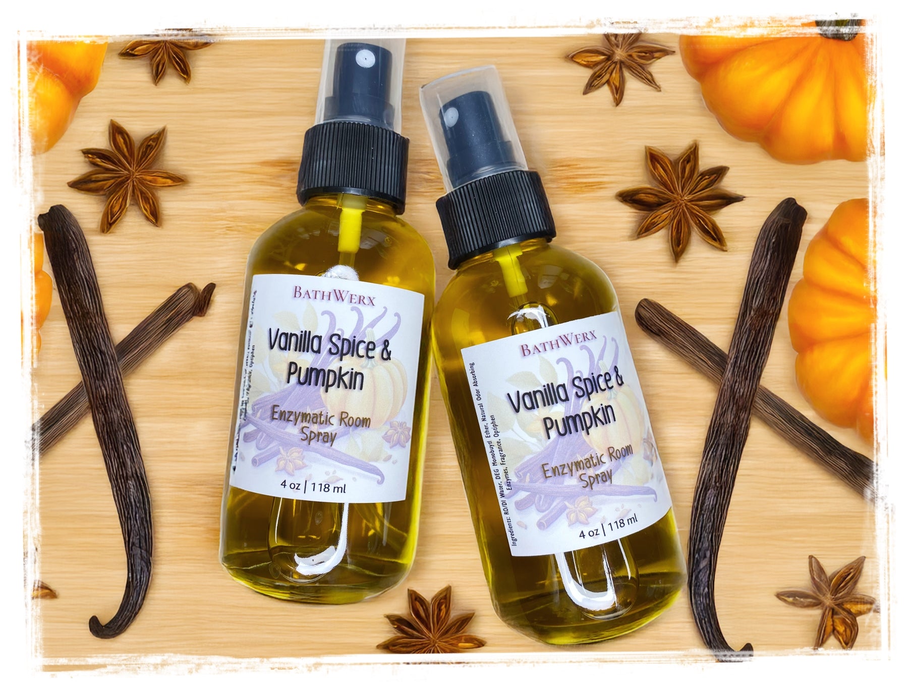 Fall Scented Enzymatic Room Sprays