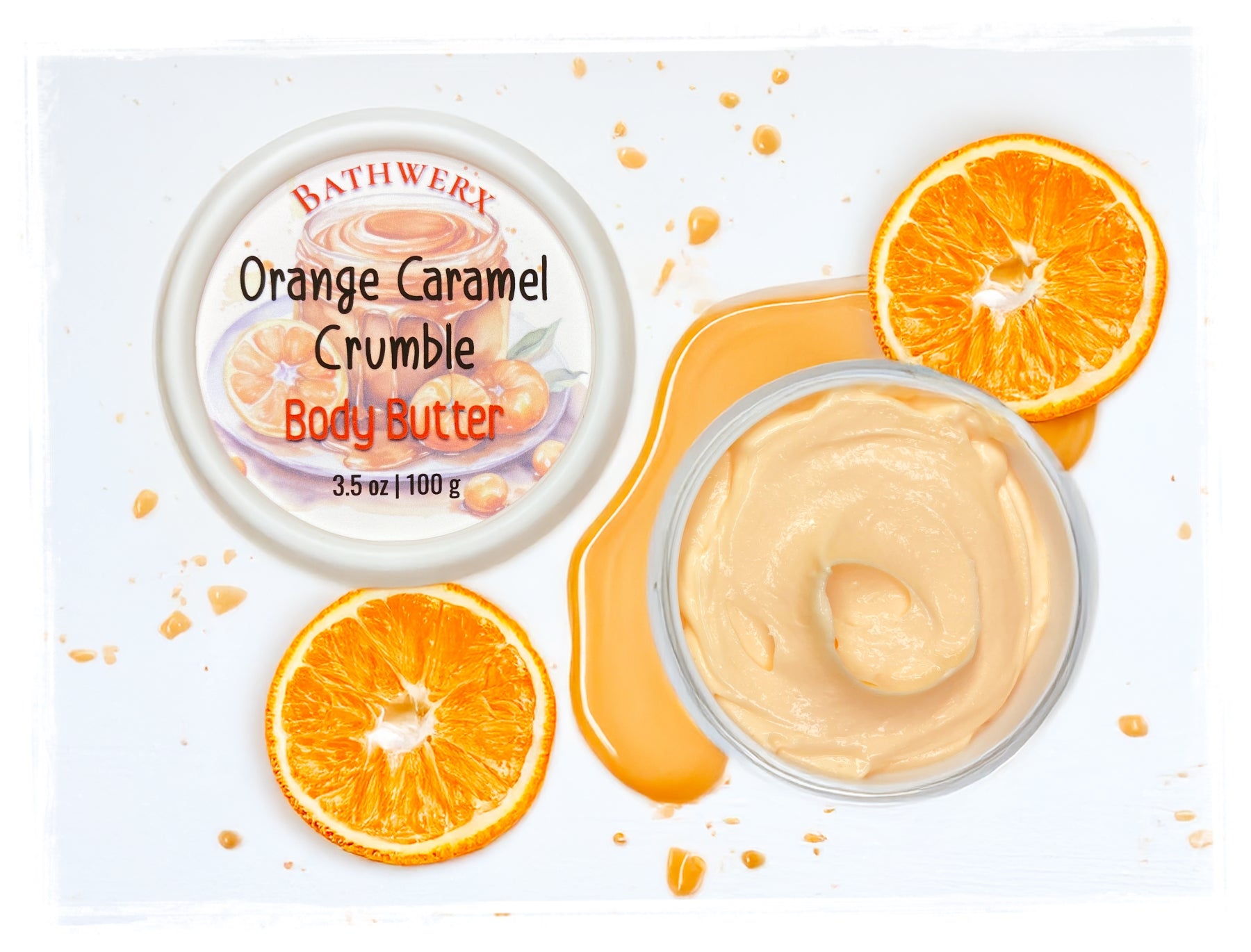 Orange Caramel Crumble Body Butter - Fall Moisturizer