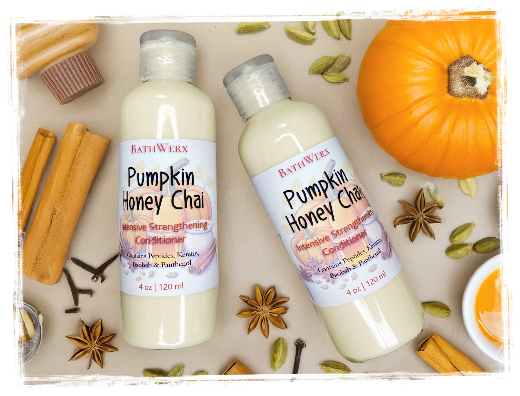 Pumpkin Honey Chai Strengthening Conditioner | Repair & Hydrate Hair
