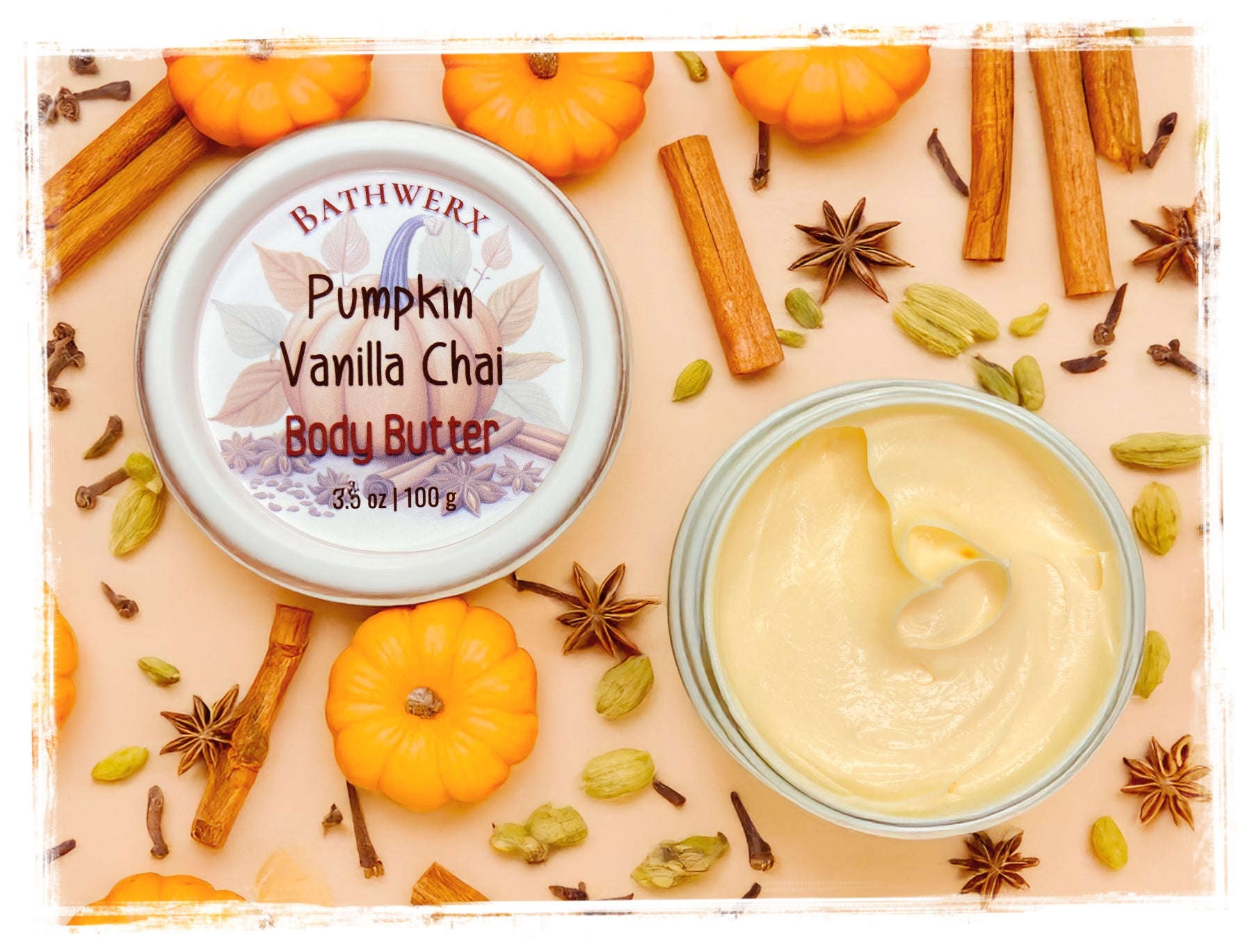 Pumpkin Vanilla Chai Body Butter - Fall Moisturizer