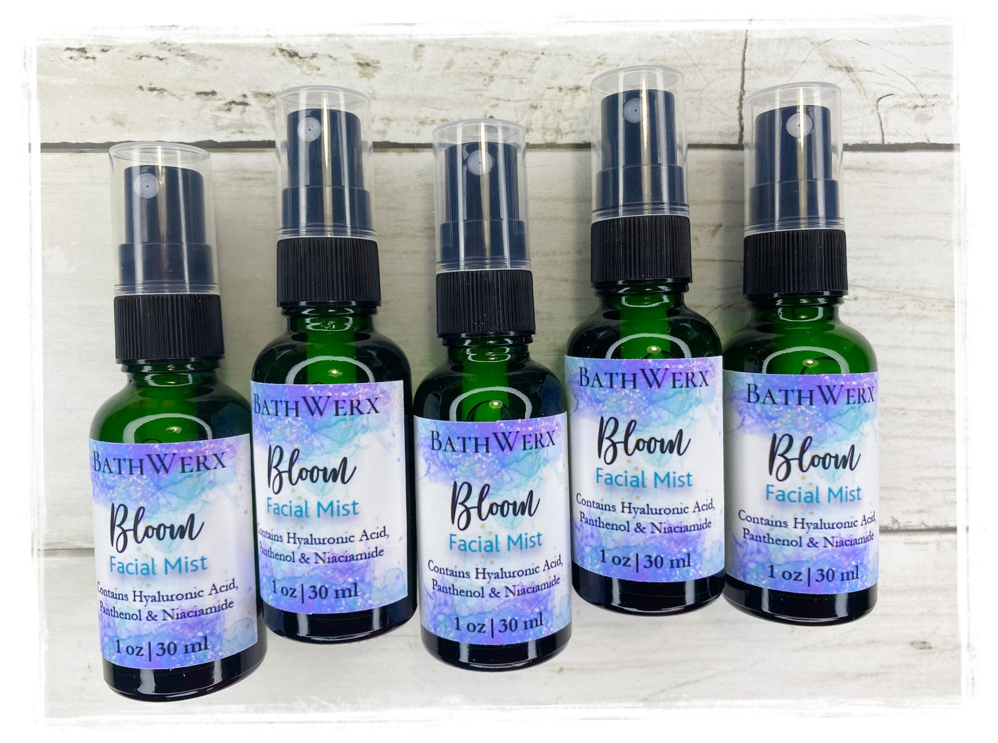 Bloom Spray Face Mist with Hyaluronic Acid, Panthenol (Vit B3), & Niacinamide