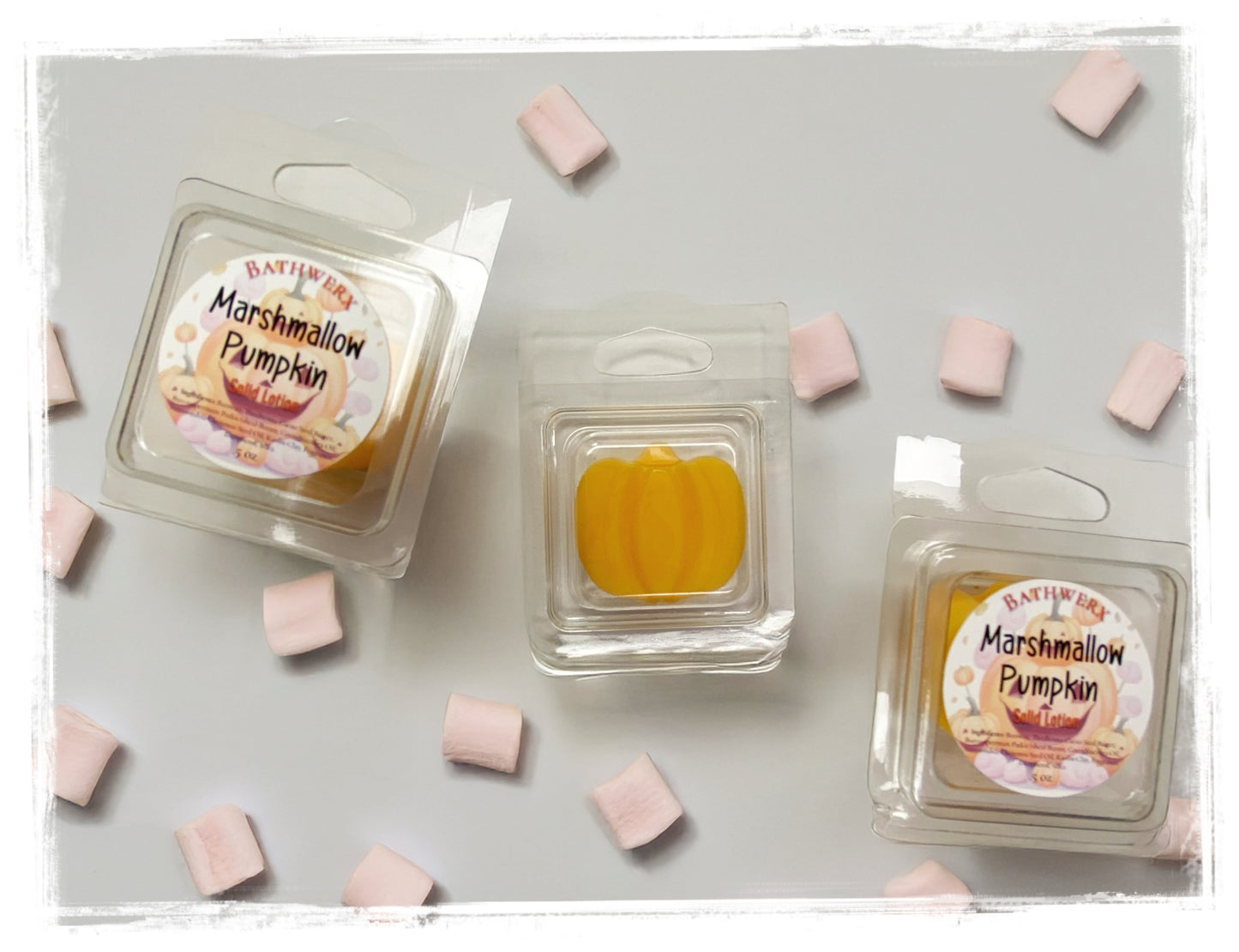 Fall Scented Mini Pumpkin Lotion Bars