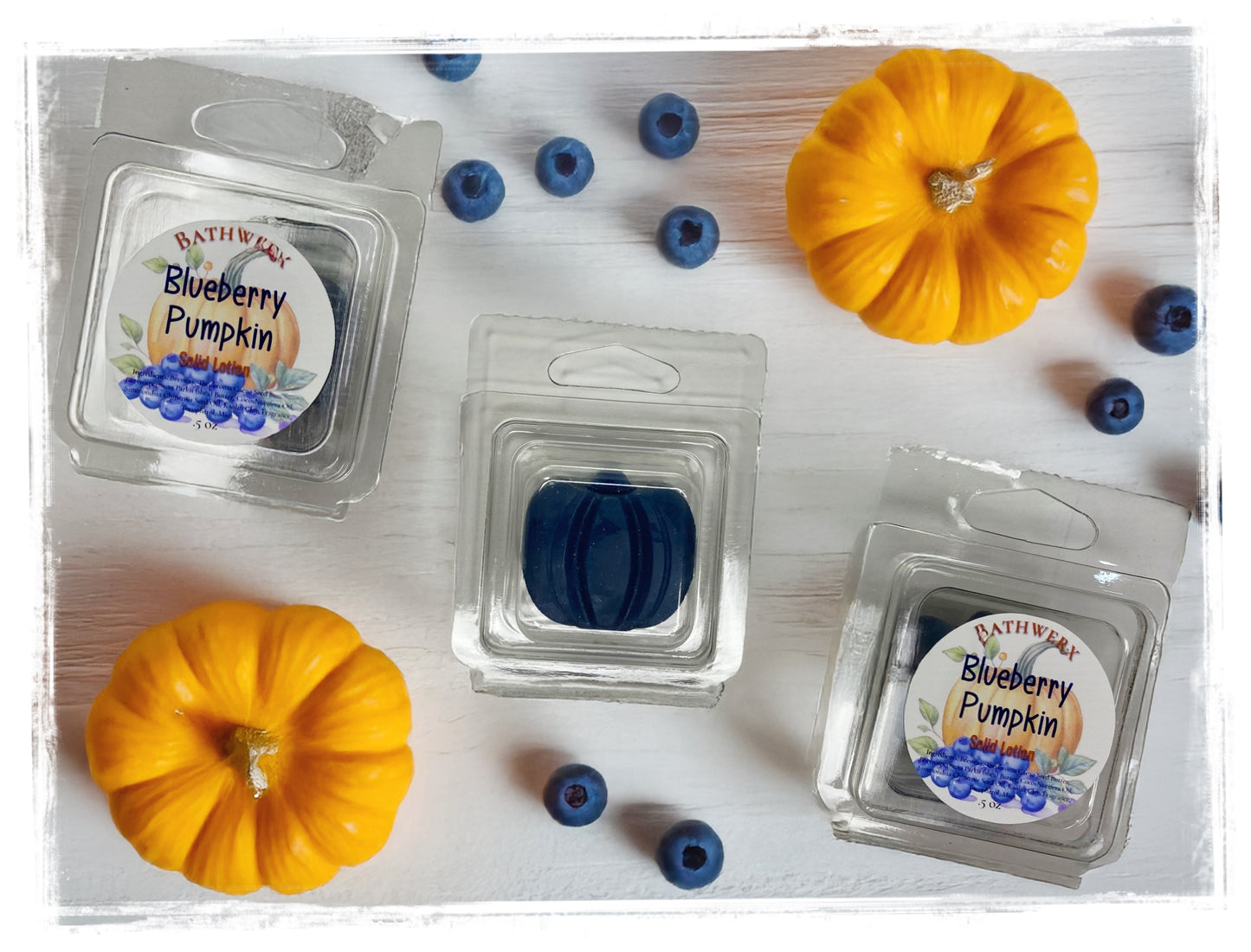 Fall Scented Mini Pumpkin Lotion Bars