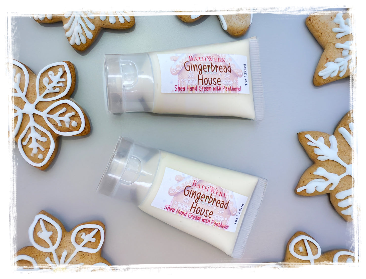 Holiday Shea Butter Hand Cream | Soothing Moisturizer with Panthenol, Allantoin & Colloidal Oatmeal