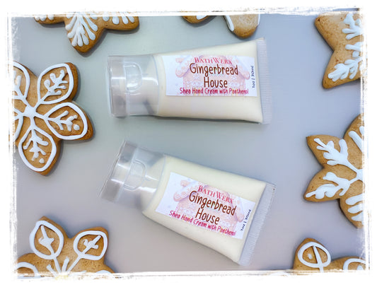 Holiday Shea Butter Hand Cream | Soothing Moisturizer with Panthenol, Allantoin & Colloidal Oatmeal