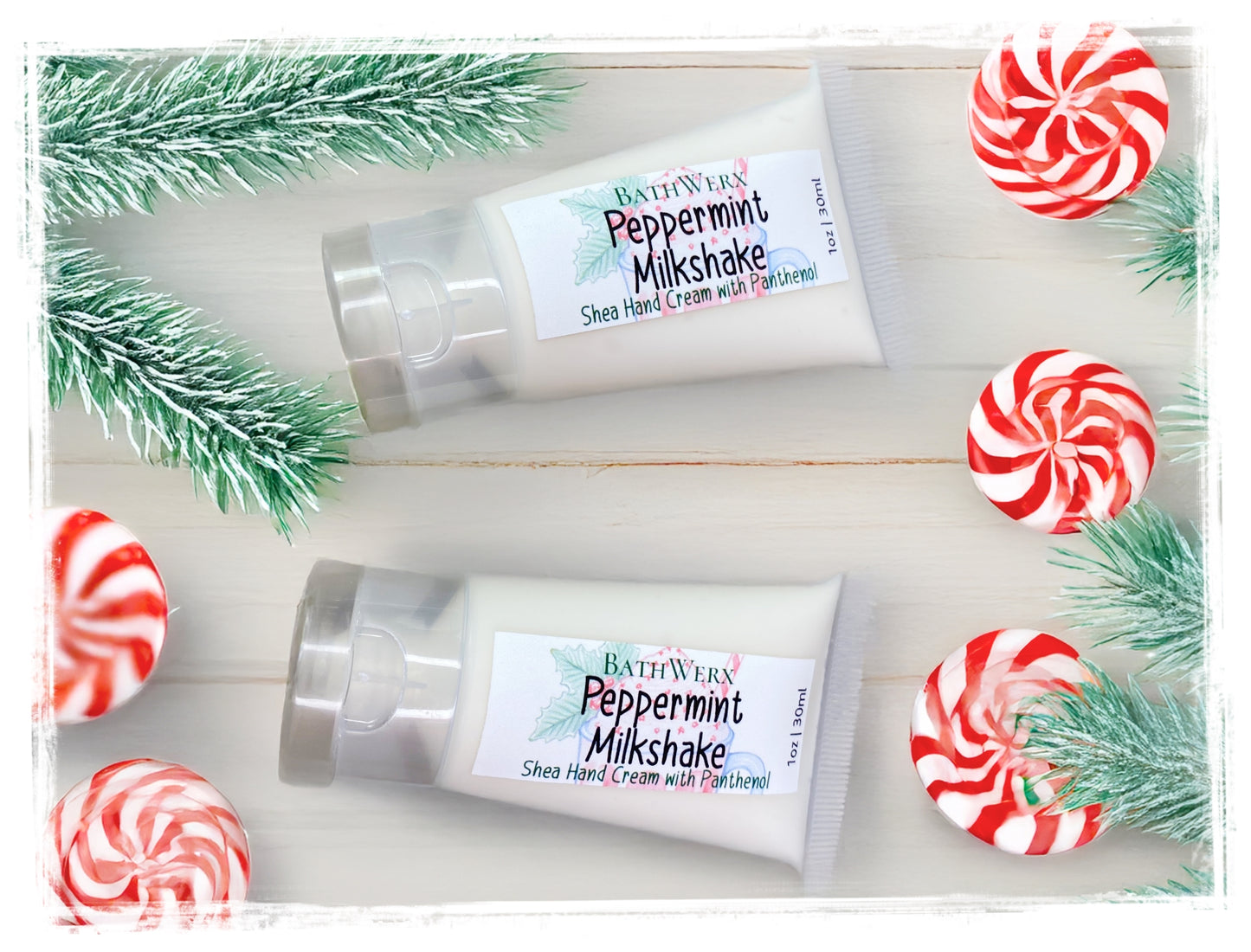 Holiday Shea Butter Hand Cream | Soothing Moisturizer with Panthenol, Allantoin & Colloidal Oatmeal