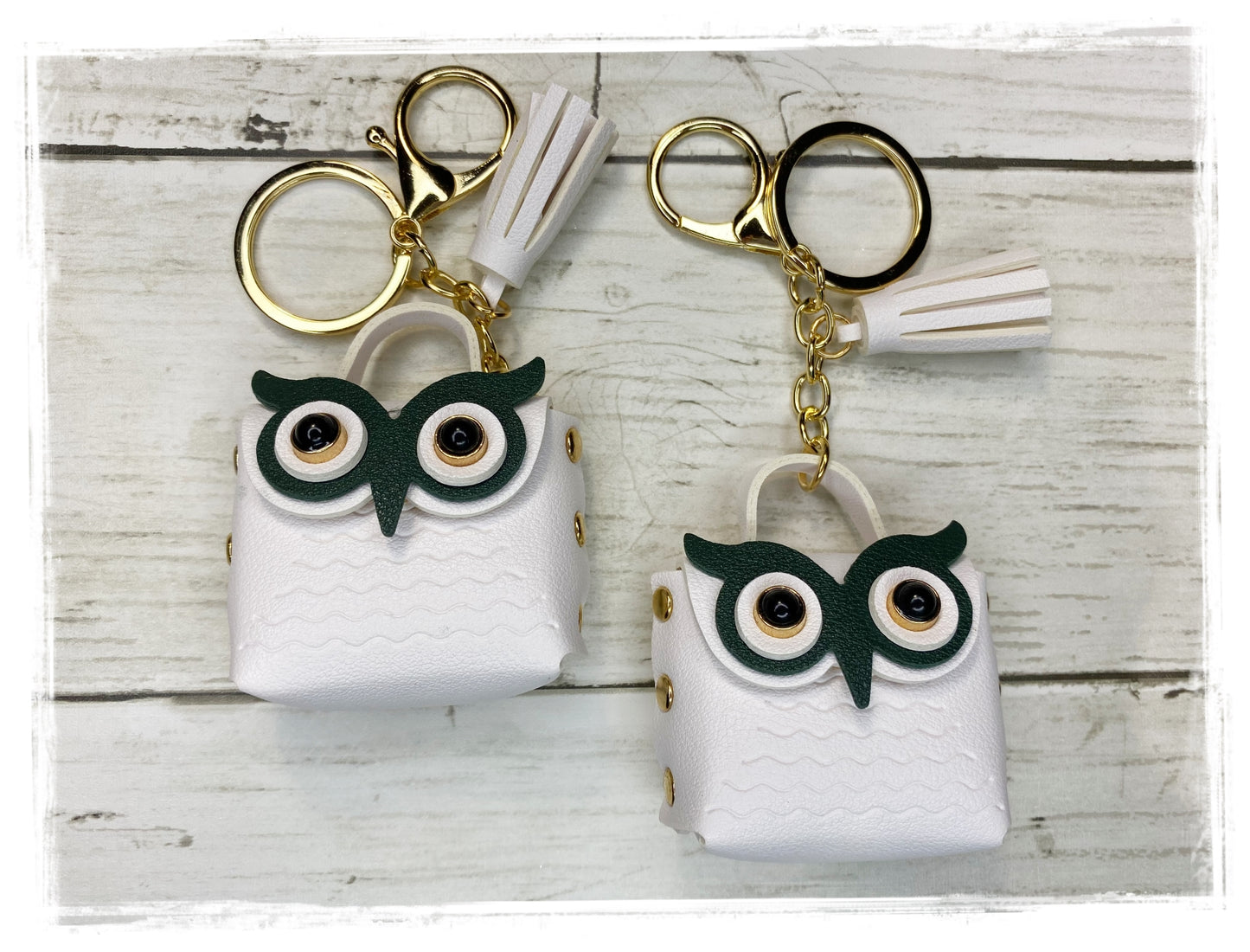 Mini Owl Coin Purse Keyring
