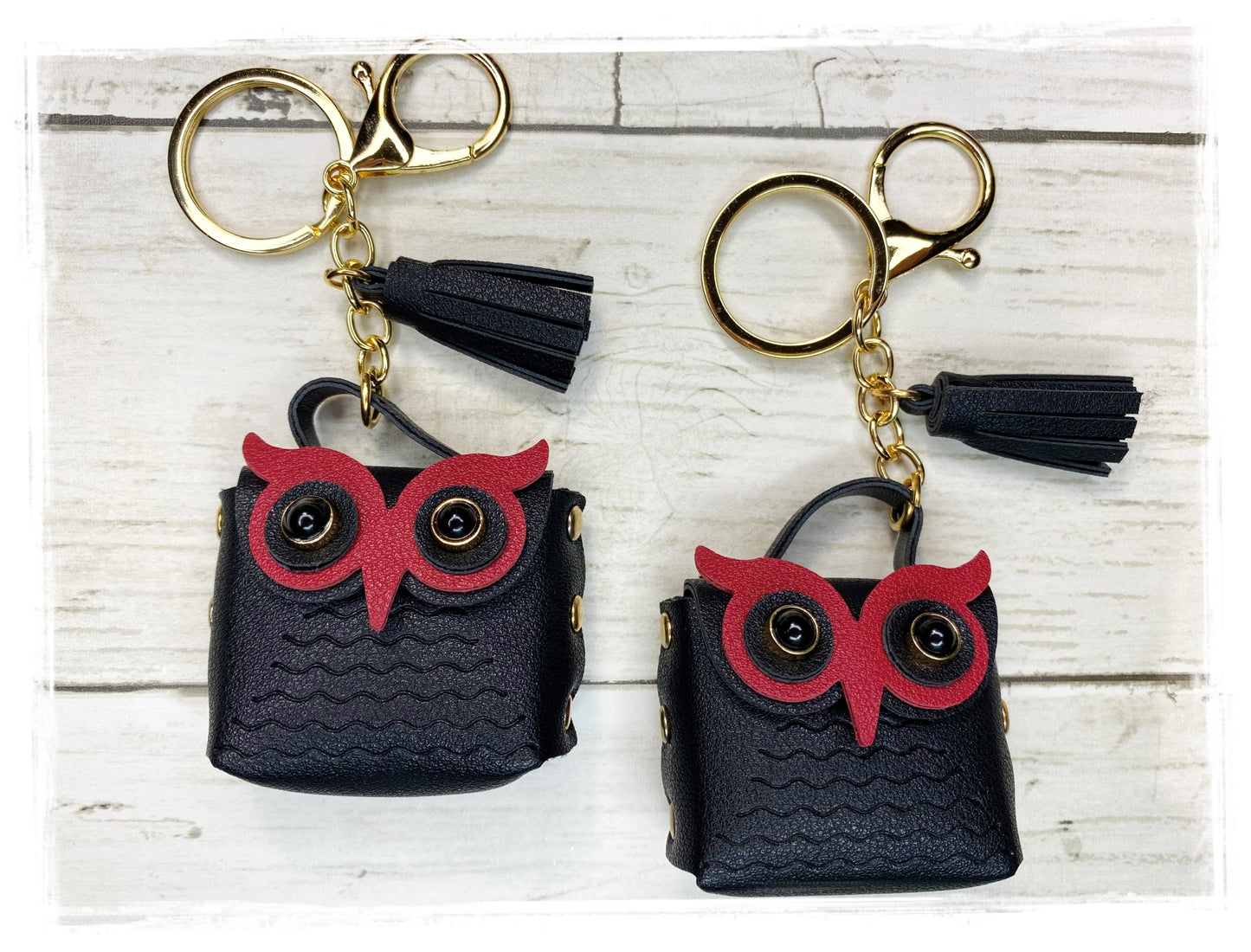 Mini Owl Coin Purse Keyring