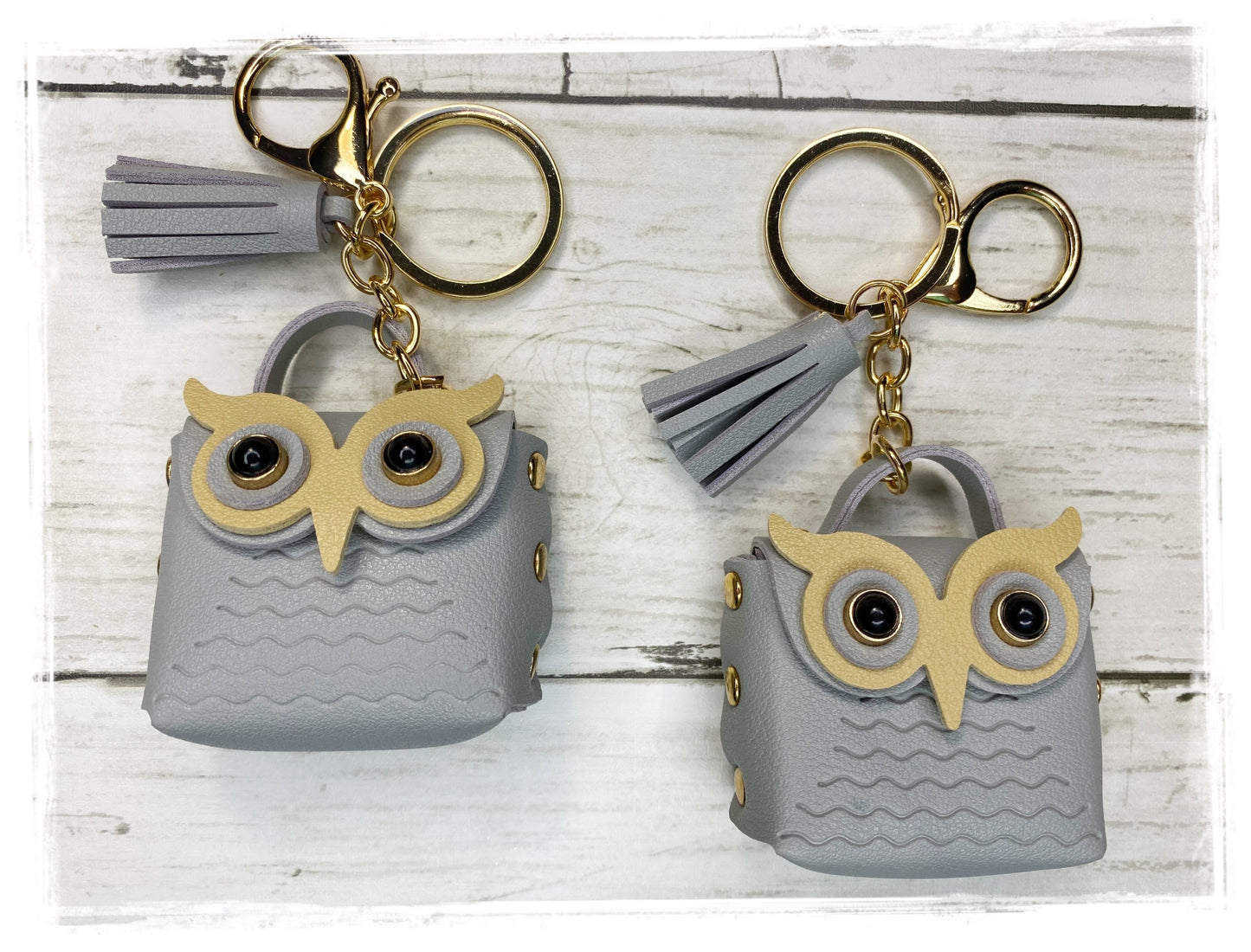 Mini Owl Coin Purse Keyring