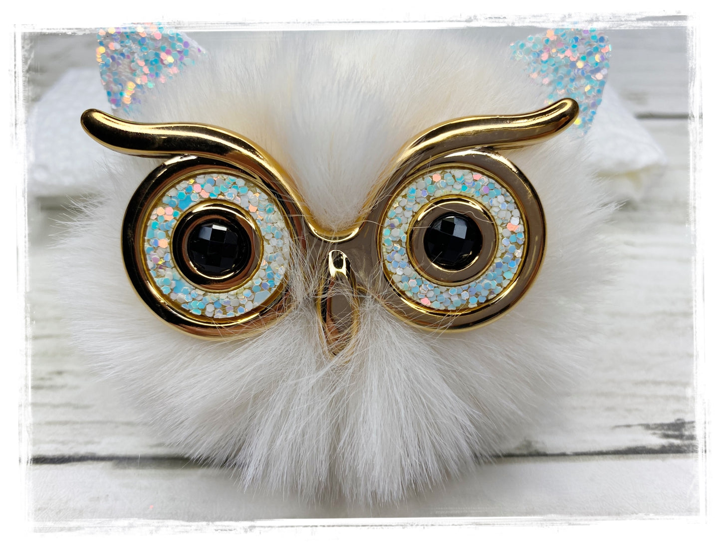 Plush Owl Keychain