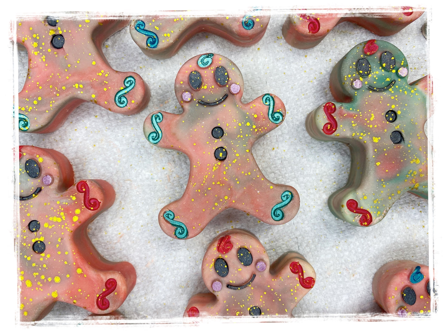 Handmade Soap: Holiday Berry Gingerbread Man