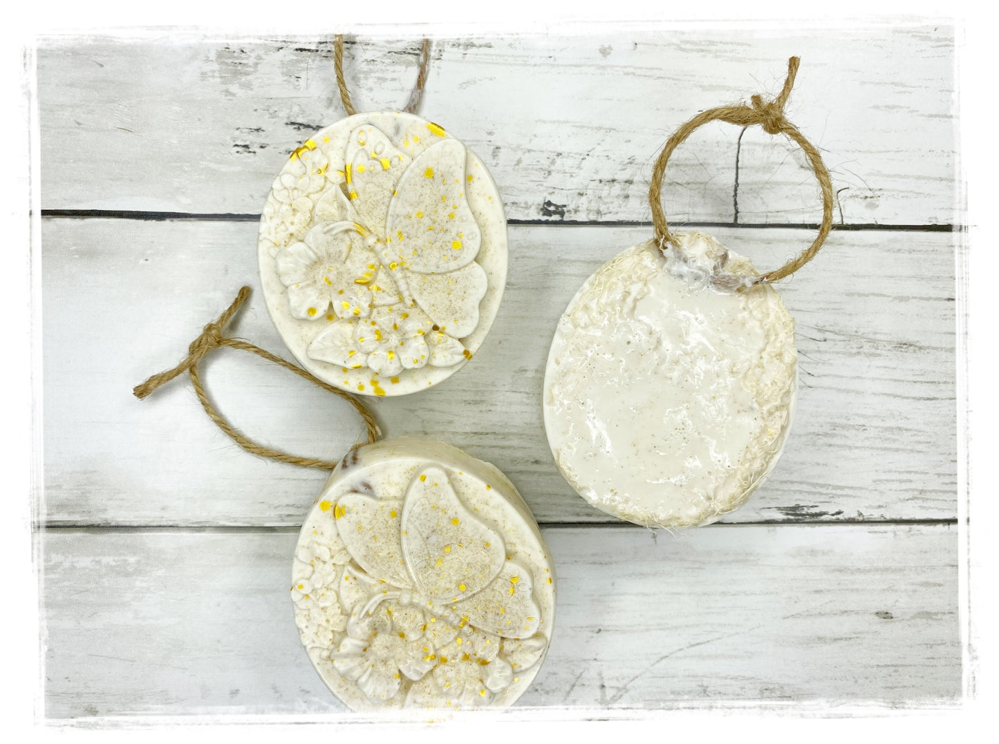 Cocoa Butter Cashmere Oatmeal Loofah Soap