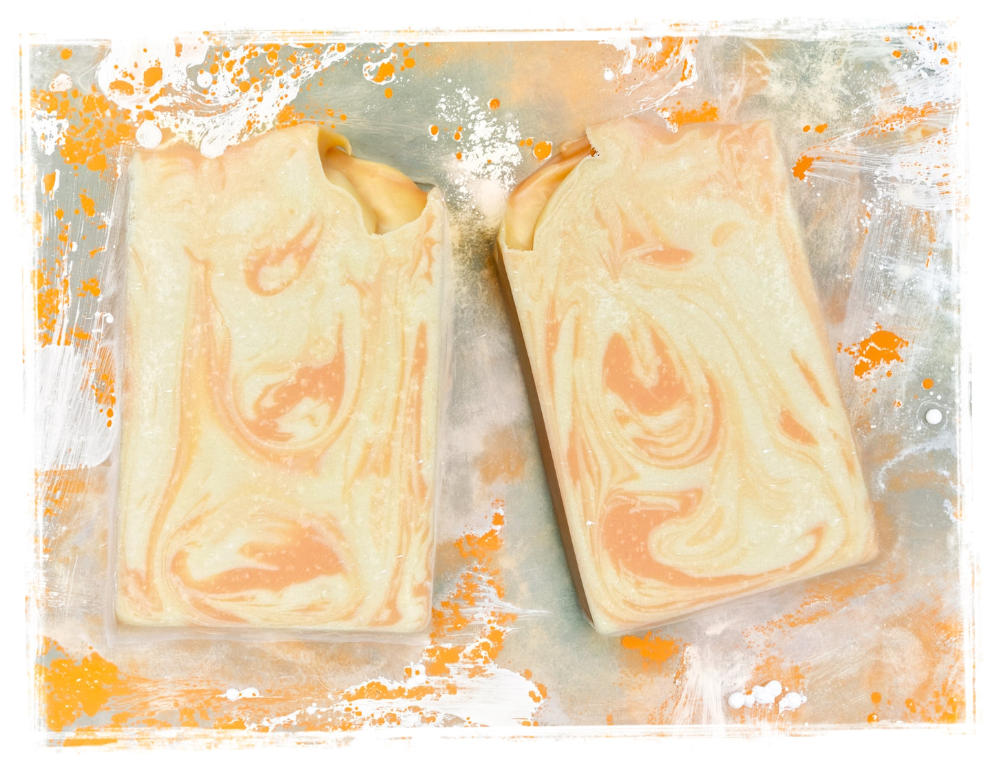 Orange Breeze Goat Milk Artisan Soap Bar - Natural Handcrafted Soap