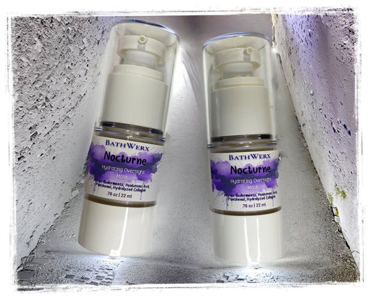 Moonlit Cloud Mask overnight sleeping gel-cream in an airless pump bottle