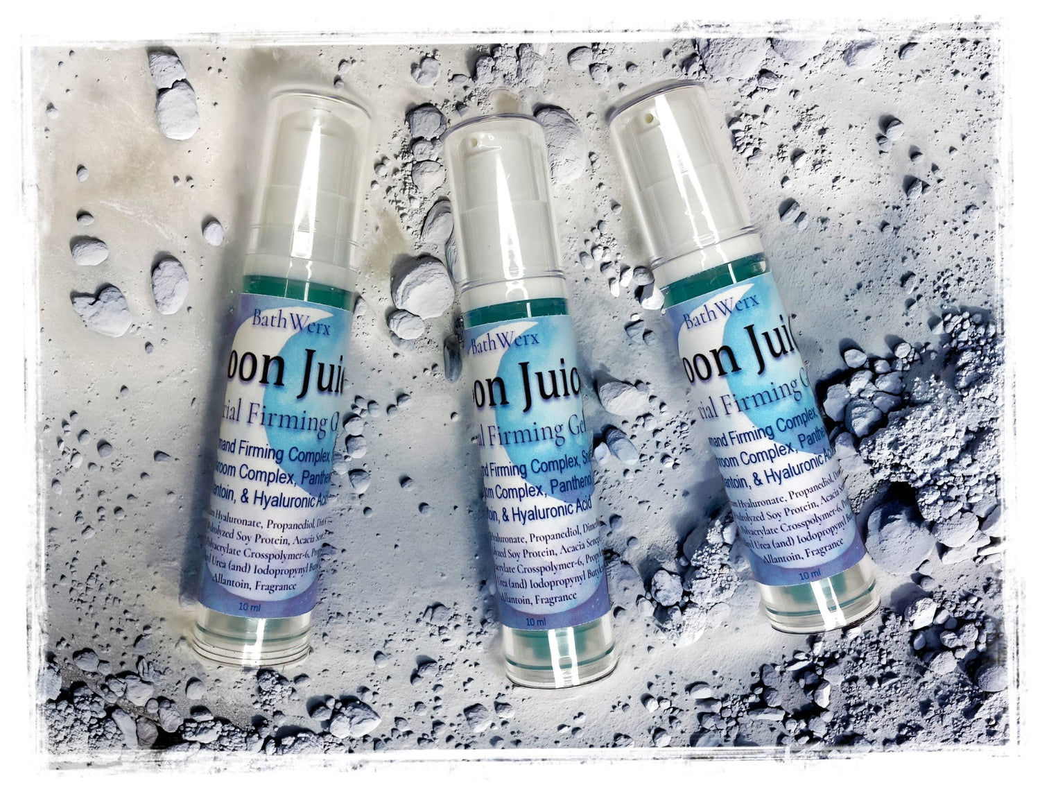 Moon Juice Firming Facial Gel - Anti-Aging Hydration and Skin Tightening Treatment by BathWerx