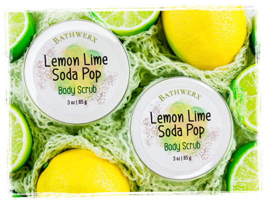 Lemon Lime Soda Pop Moisturizing Body Sugar Scrub