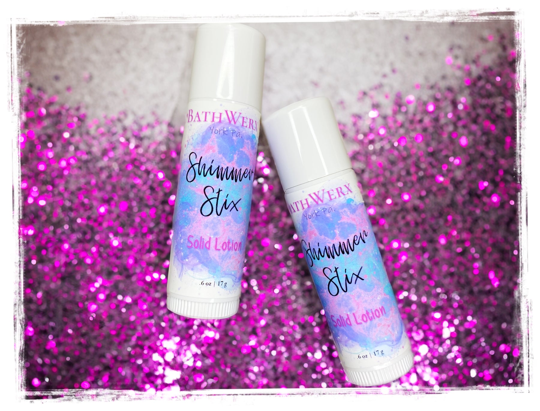 Scented Shimmer Solid Body Lotion Stix