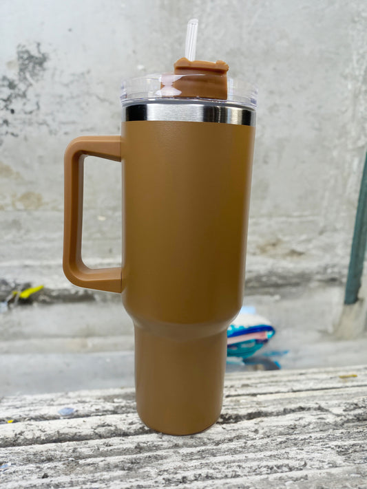 30oz Stainless Steel Insulated Tumbler with Straw
