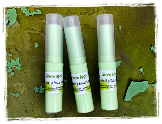 Green Apple Color Changing Sweetened Lip Butter Balm