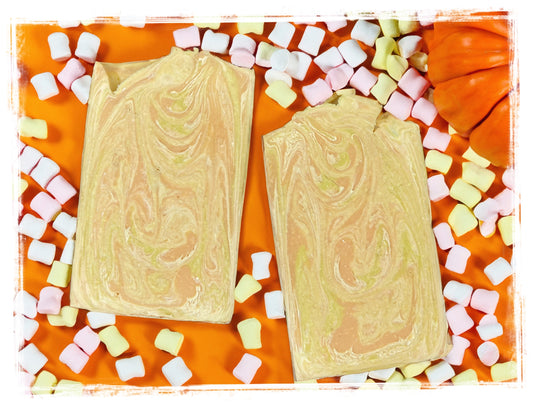 Marshmallow Pumpkin Crunch Artisan Soap