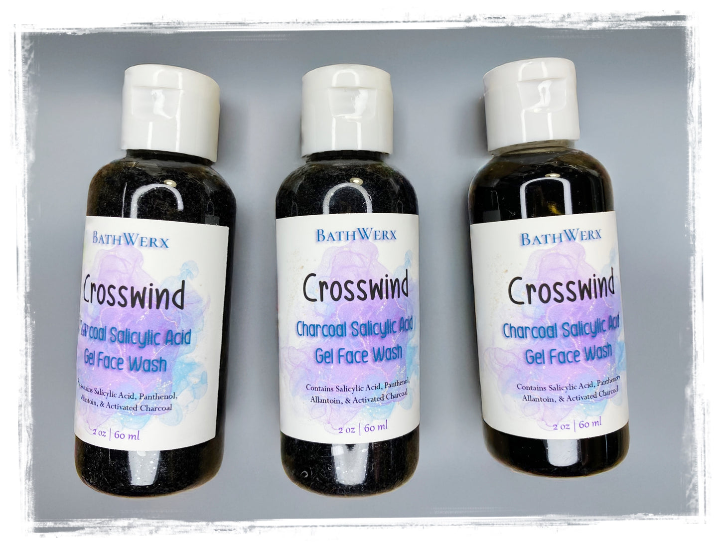 Crosswind - Luxurious Charcoal Infused Salicylic Acid Gel Face Wash