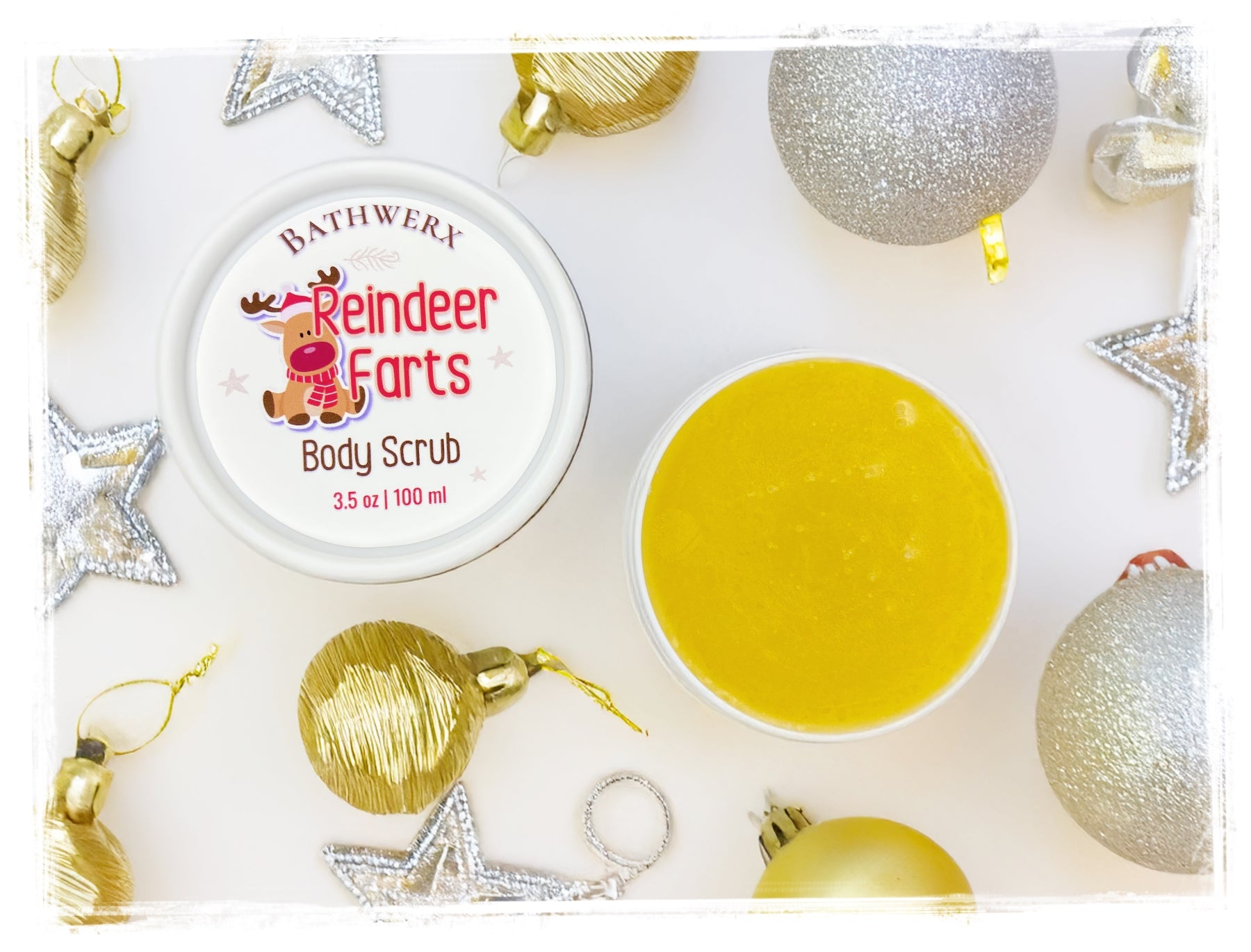 Reindeer Farts Moisturizing Body Sugar Scrub