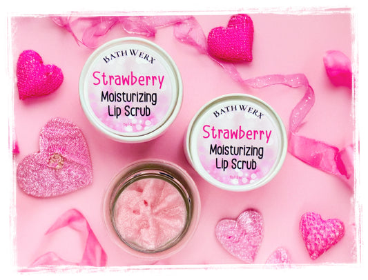 Moisturizing Strawberry Lip Scrub