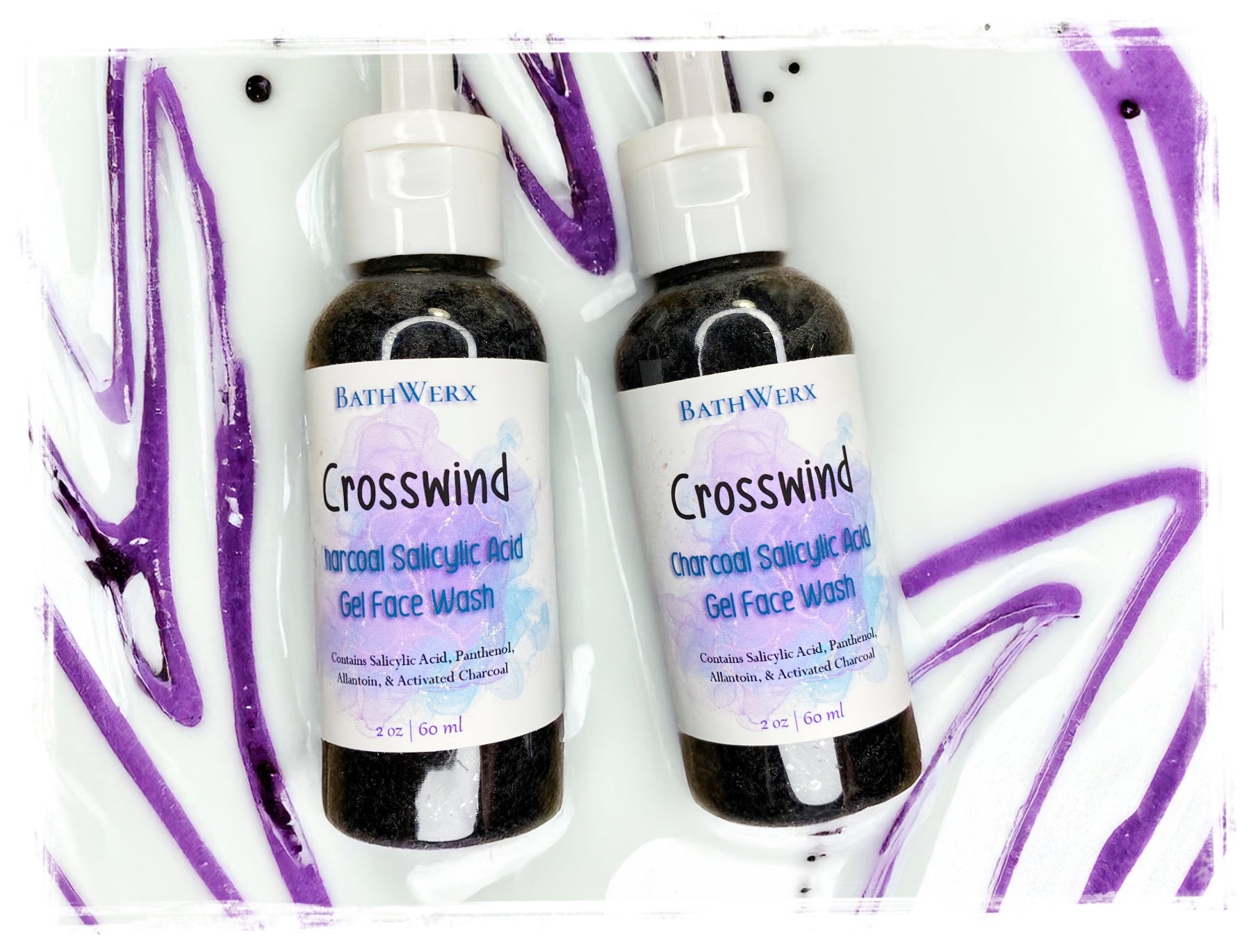 Crosswind - Luxurious Charcoal Infused Salicylic Acid Gel Face Wash