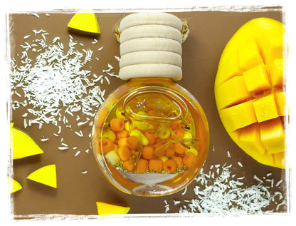 Coconut Mango fruit scented car diffuser