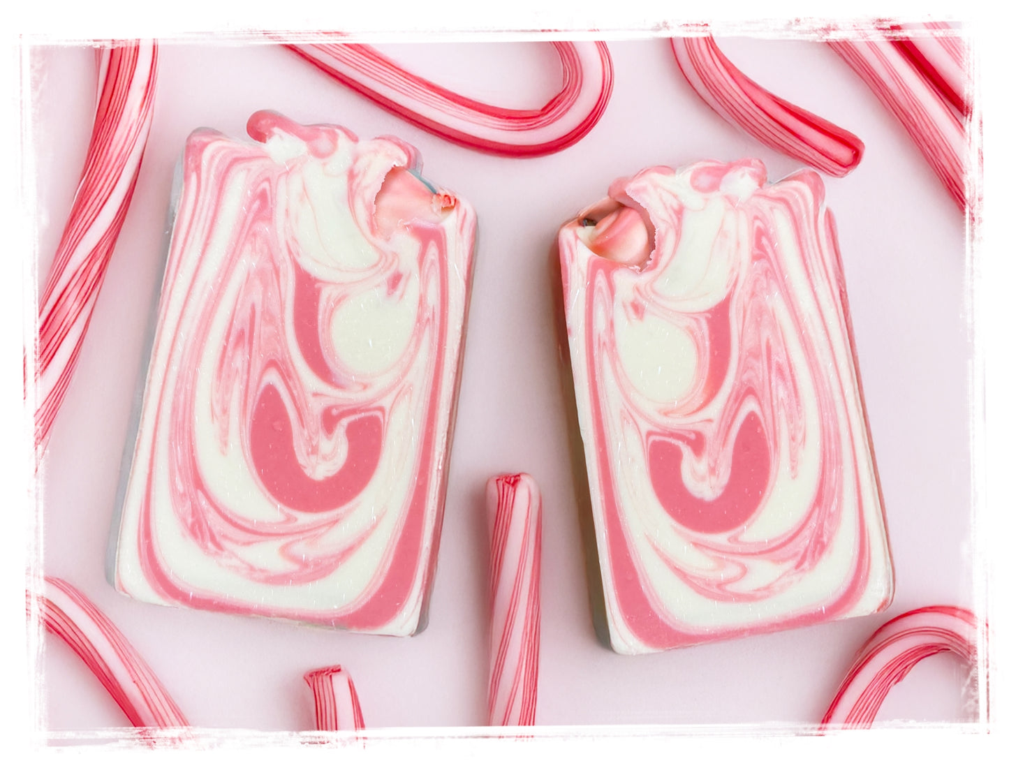 Artisan Soap Bar | Candy Cane