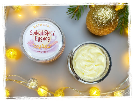 Spiked Spicy Eggnog Body Butter - Winter Moisturizer