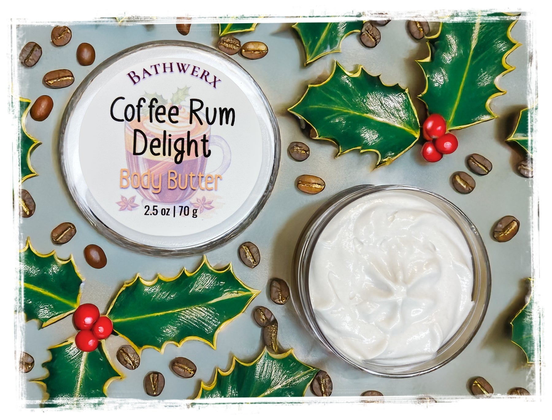 Coffee Rum Delight Body Butter - Winter Moisturizer