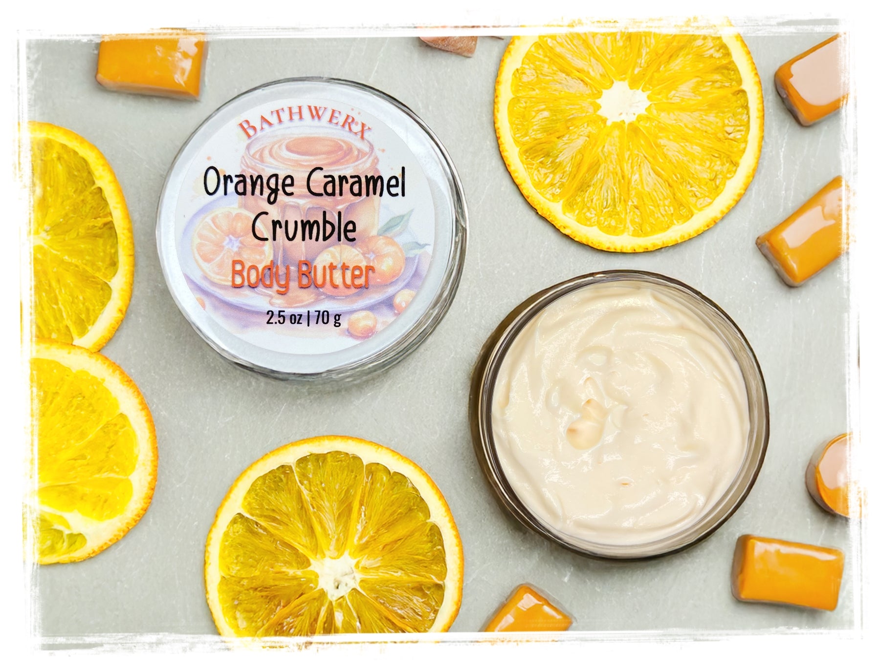 Orange Caramel Crumble Body Butter - Winter Moisturizer