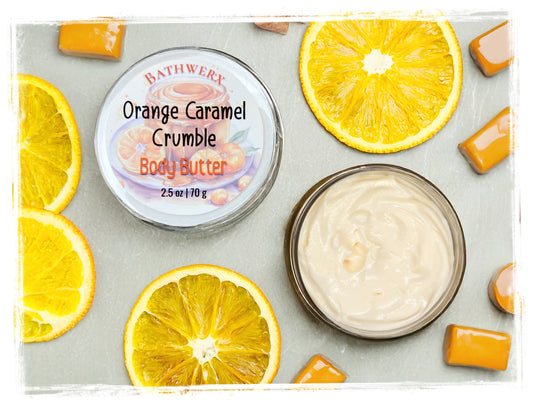 Orange Caramel Crumble Body Butter - Winter Moisturizer