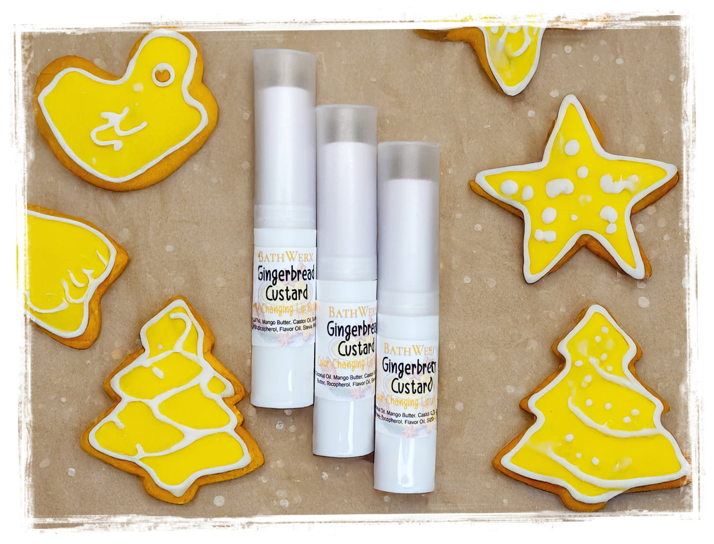 Holiday Flavored Sweetened Color-Changing Lip Balm | Moisturizing & Fun Lip Butter