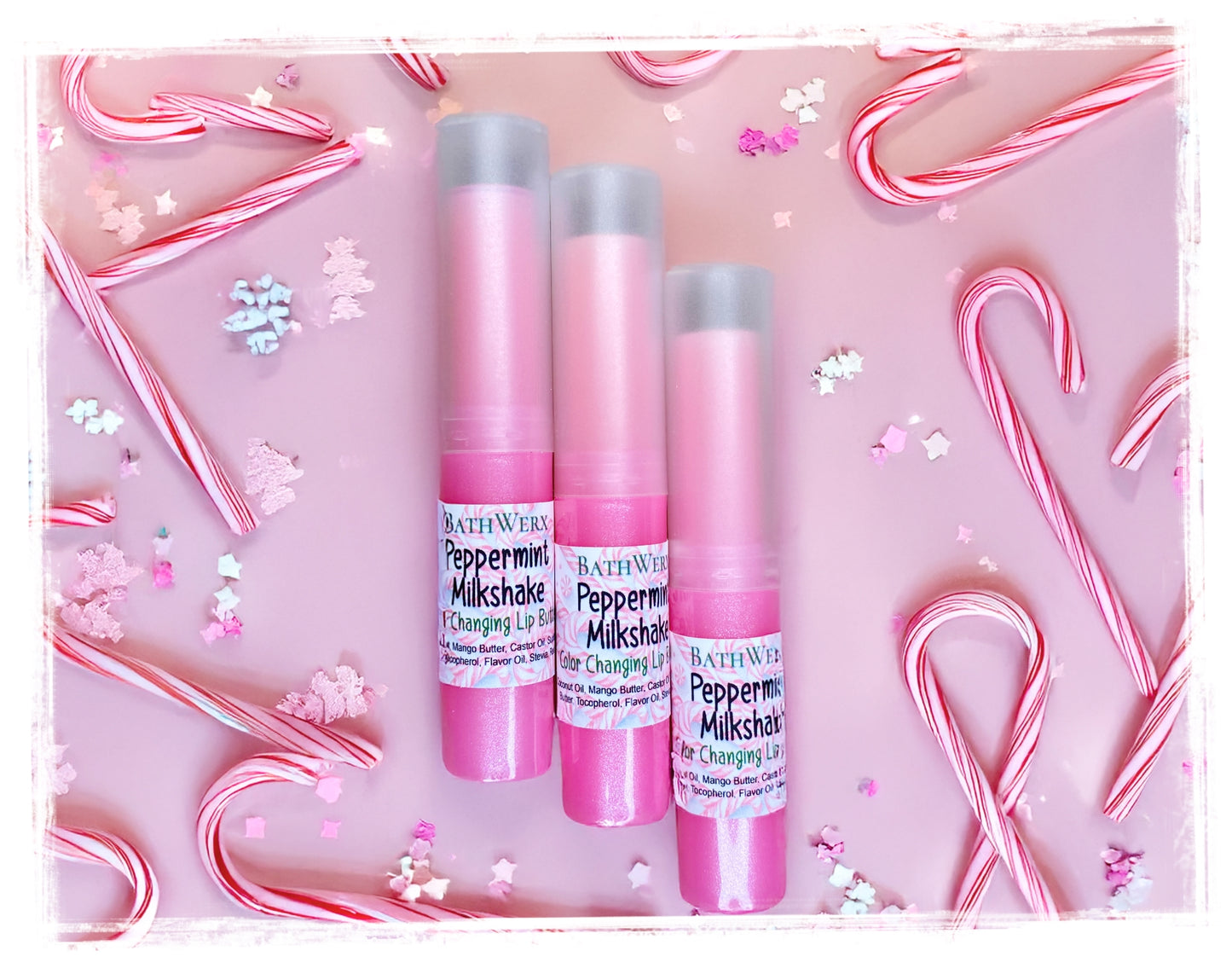 Holiday Flavored Sweetened Color-Changing Lip Balm | Moisturizing & Fun Lip Butter