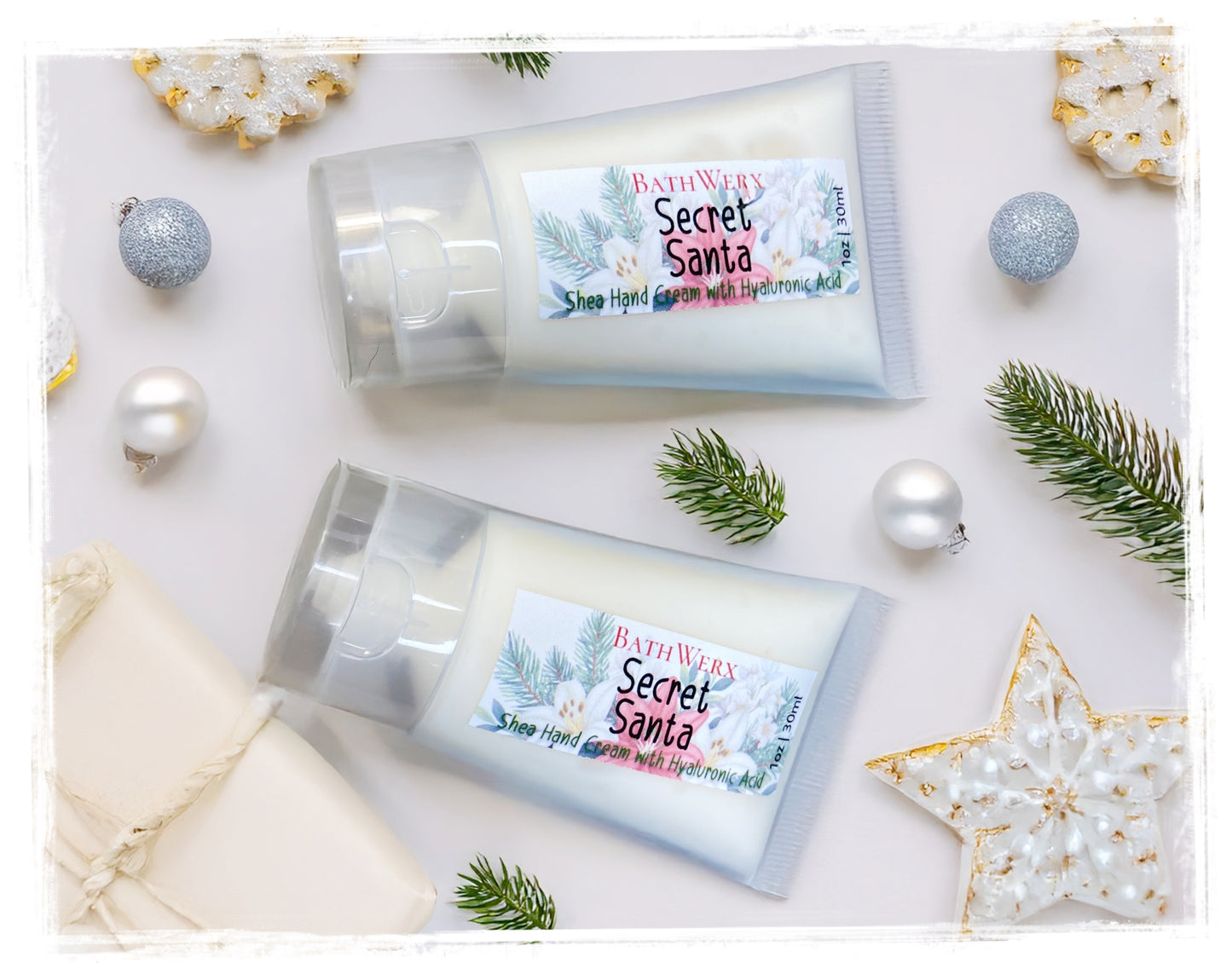 Holiday Hand Cream | Extreme Moisturizer with Hyaluronic Acid, Allantoin & Urea