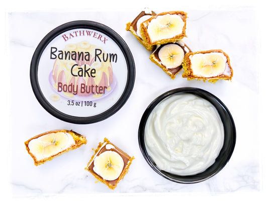 Banana Rum Cake Body Butter - Winter Moisturizer