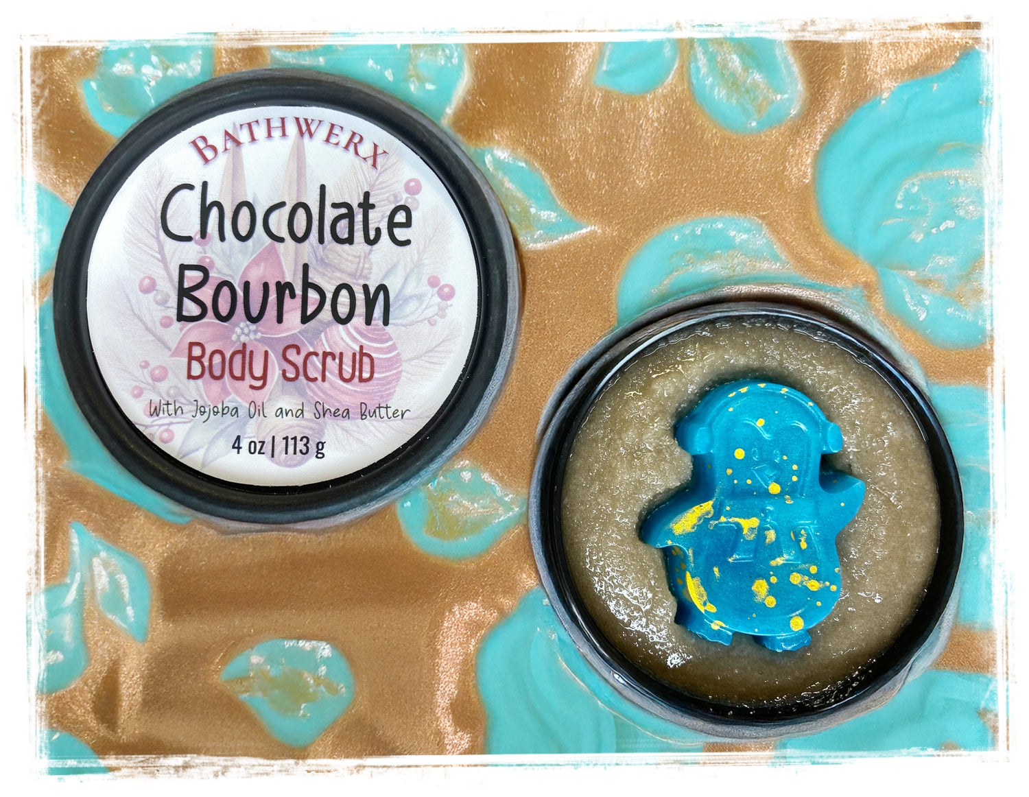 Chocolate Bourbon Body Scrub | Exfoliating & Hydrating Skin Care