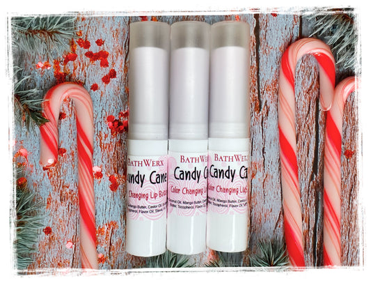 Holiday Flavored Sweetened Color-Changing Lip Balm