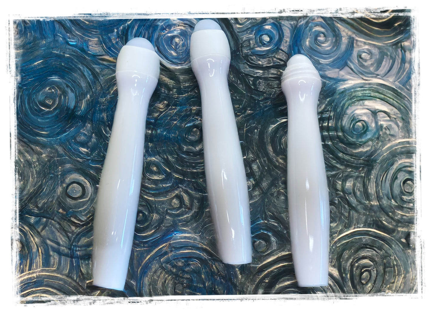 Peptide roll-on under eye serum bottles - anti-aging eye treatment with cooling applicator