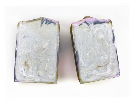 Dark Woods Artisan Soap Bar close-up showing texture and premium handcrafted quality