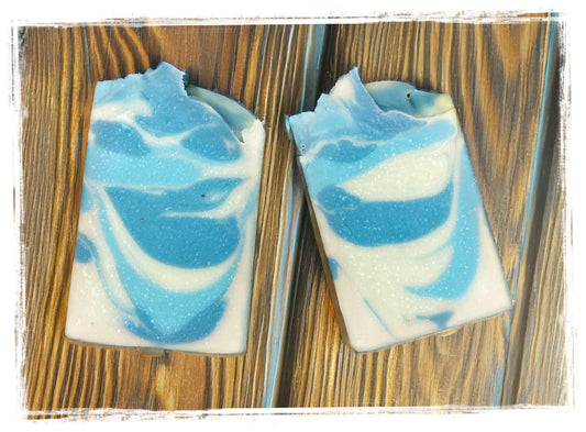 Midnight Flame Goat Milk Artisan Soap Bar  - dark, smoky cedar oud scent, handcrafted with goat milk