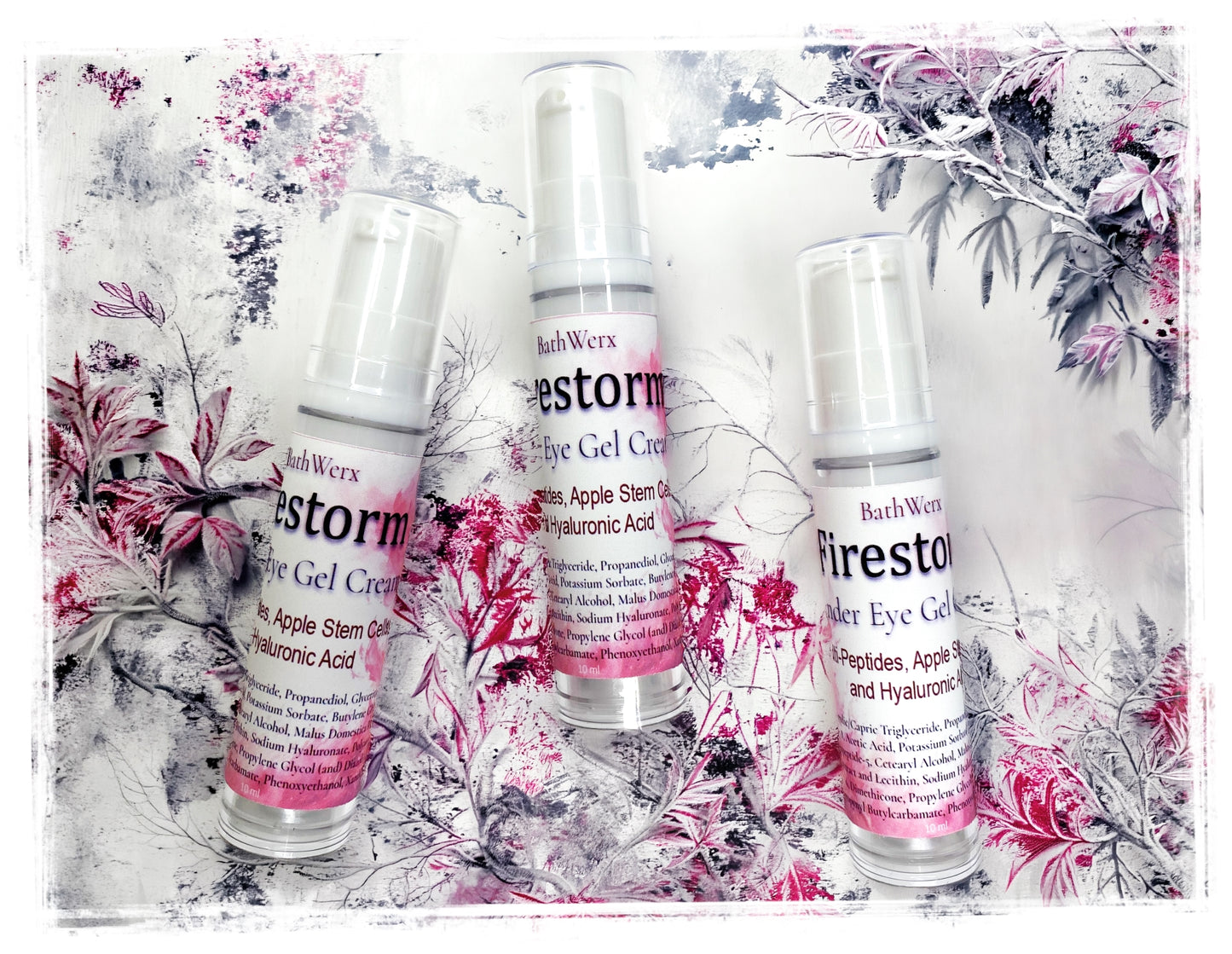 Firestorm Multi-Peptide Eye Cream anti-aging treatment for fine lines and wrinkles