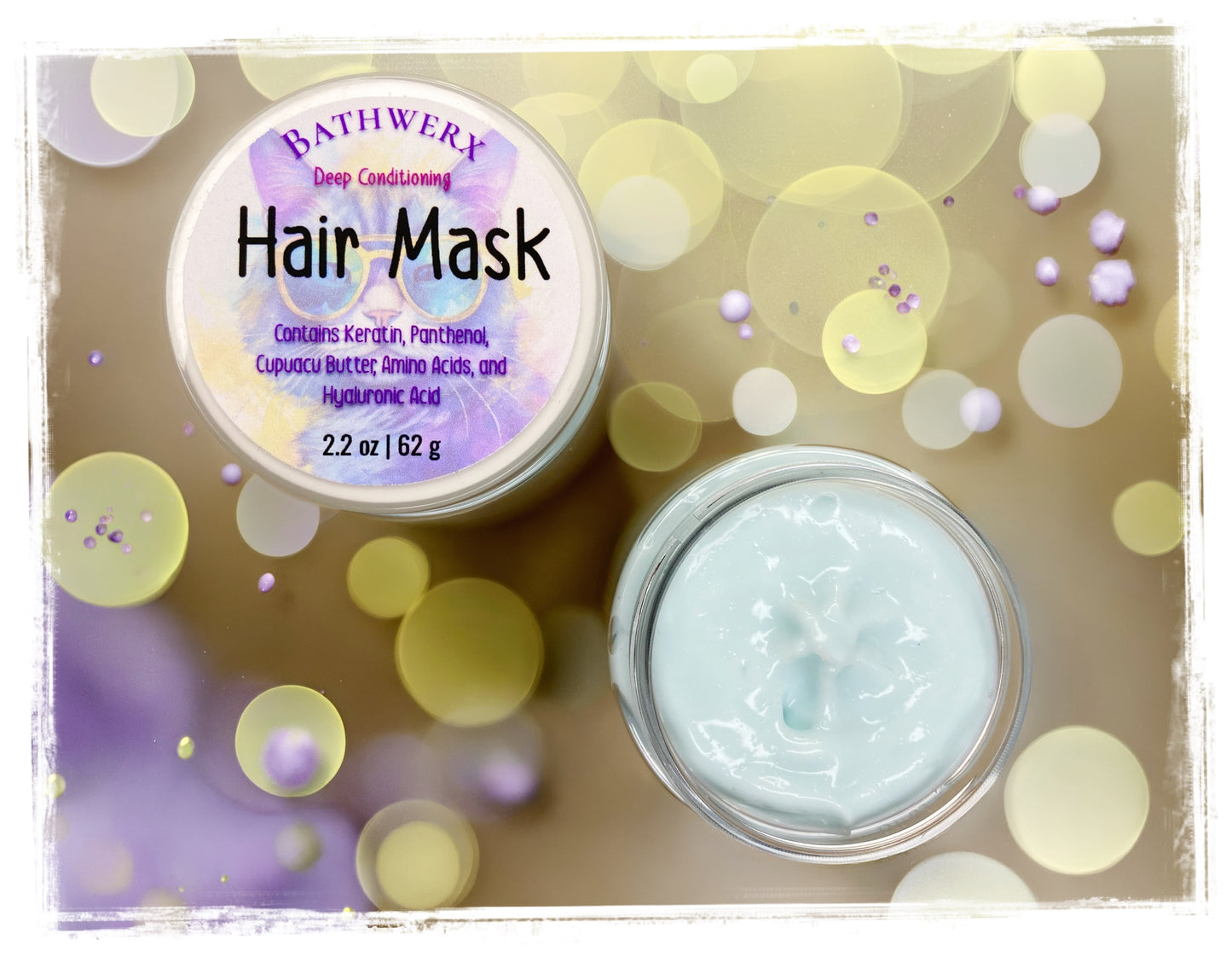 Deep Conditioning Hair Mask with Argan Oil and Cupuaçu Butter - Product detail view