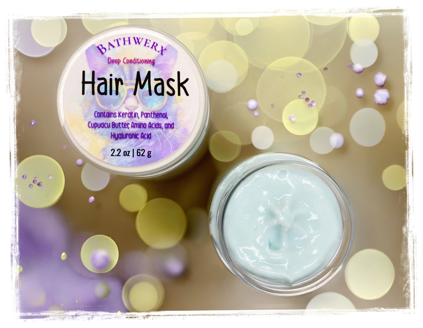 Deep Conditioning Hair Mask with Argan Oil and Cupuaçu Butter - Product detail view